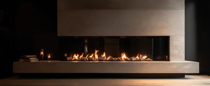 Gas Fireplace Ember Bed Design Services in Wilmette, Illinois