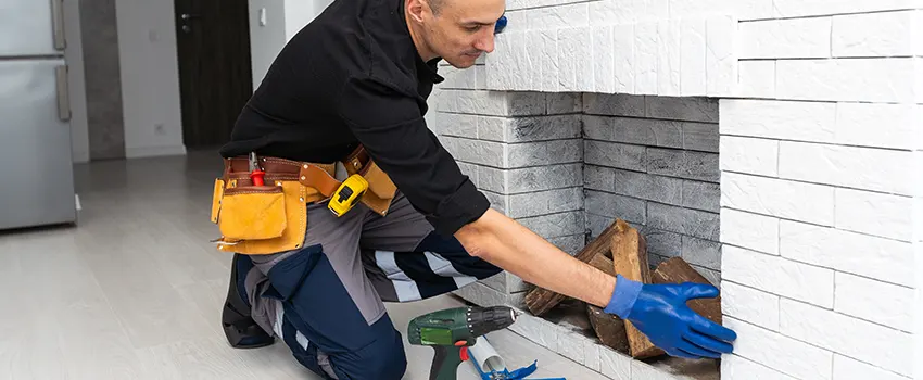 Fireplace Damaged Damper Frame Repair Services in Wilmette, Illinois