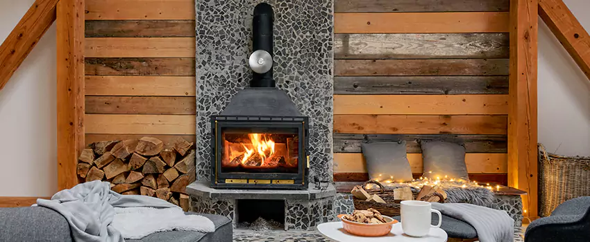 Thelin Hearth Products Direct Vent Gas Stove Fireplace Inspection in Wilmette, Illinois
